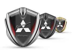 Mitsubishi Metal Abovedado Emblema Sumo Manera Desliz Diseño